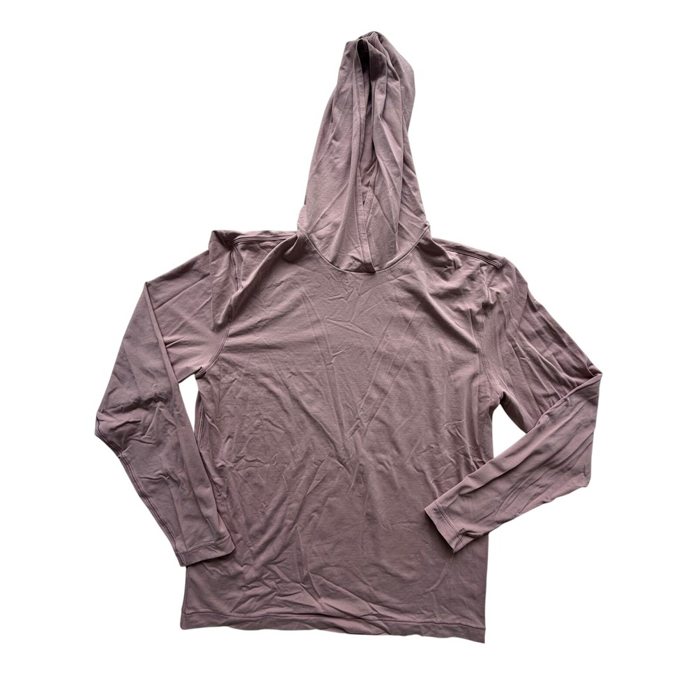 Public Rec Hoodie‎ Mauve Pink Pima Cotton Tencel Pullover Womens Large